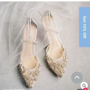 Wedding or formal heels / 2.5 inch heel / never worn / Bella Belle